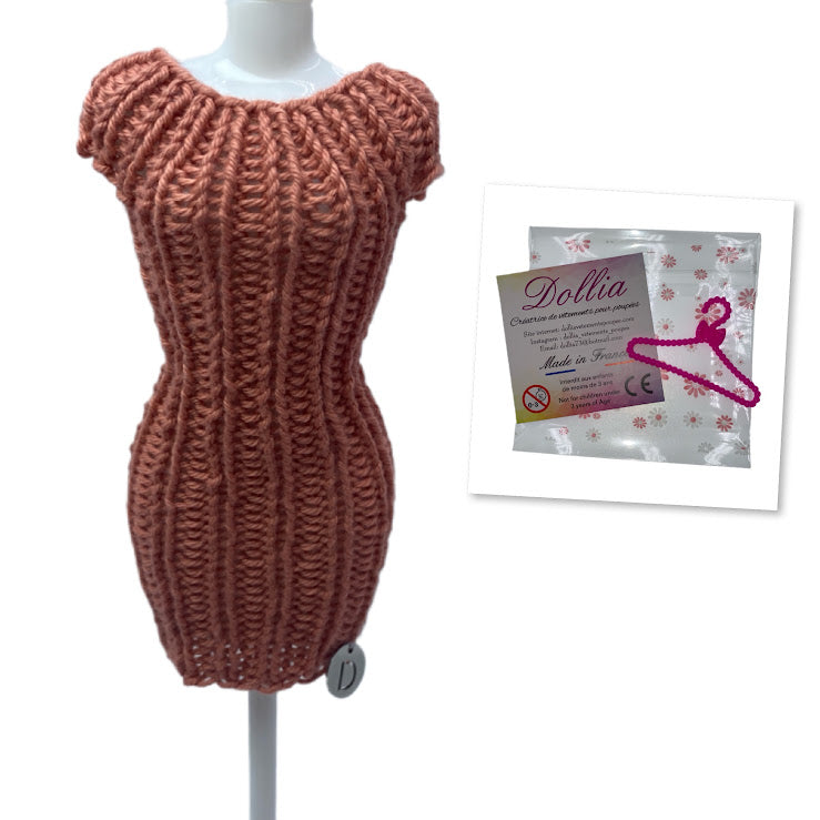 Classic dress for dolls - Made in France