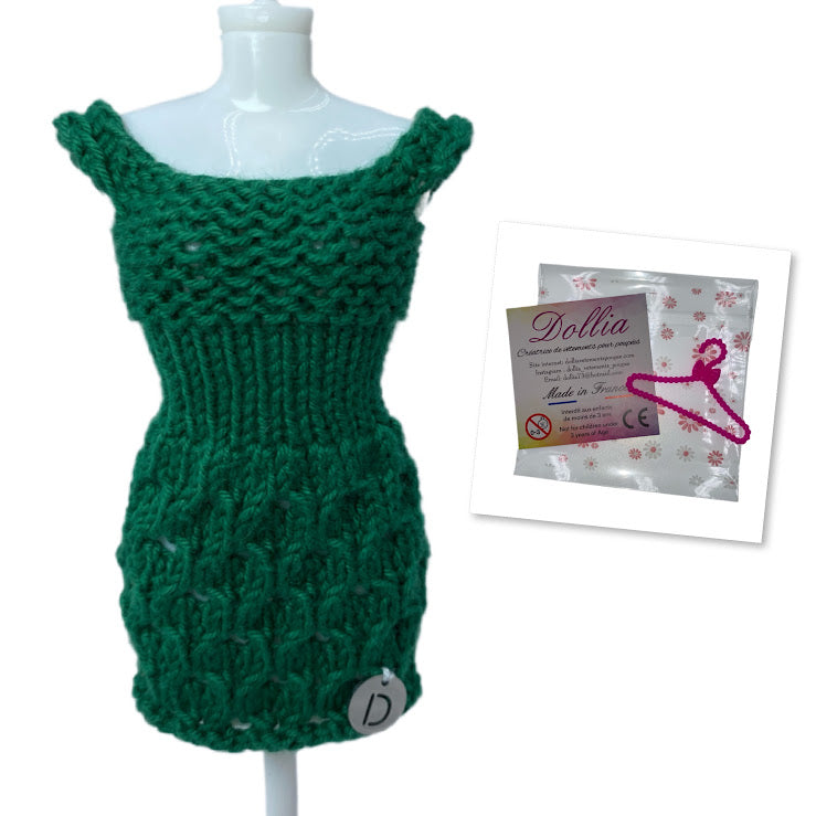 Pretty dress for dolls - Made in France