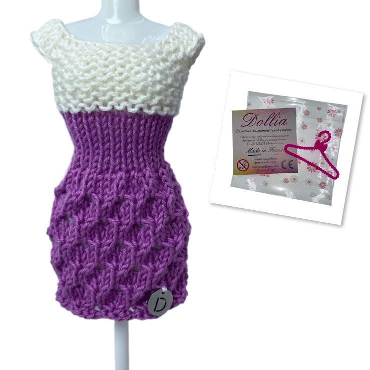 Pretty dress for dolls - Made in France