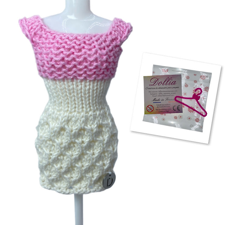 Pretty dress for dolls - Made in France