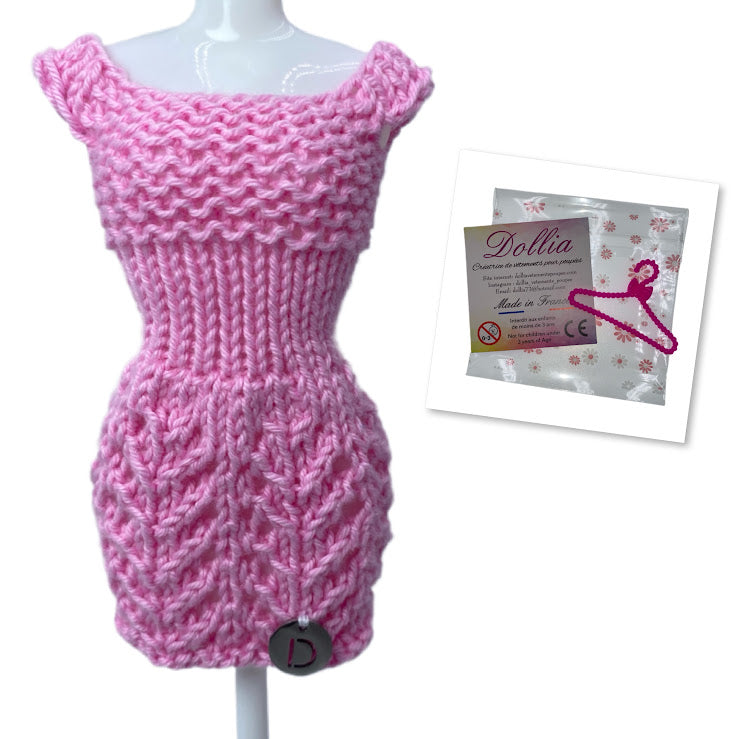 Chic dress for dolls - Made in France