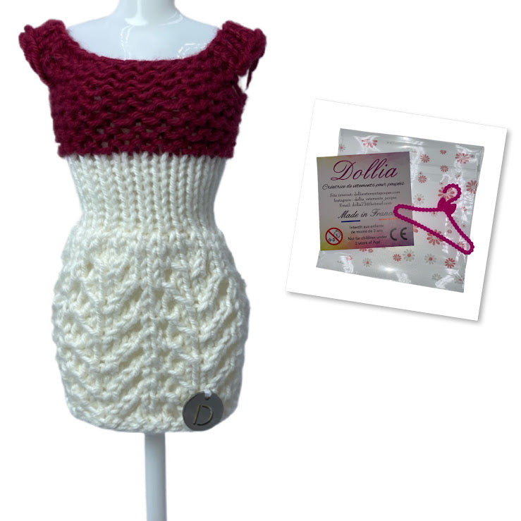 Chic dress for dolls - Made in France