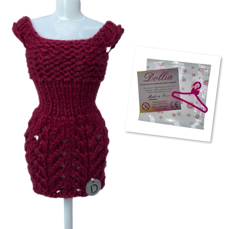 Chic dress for dolls - Made in France