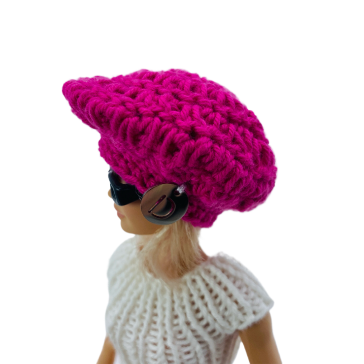 Beret for dolls - Made in France