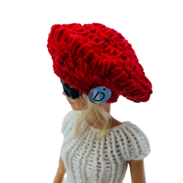 Beret for dolls - Made in France