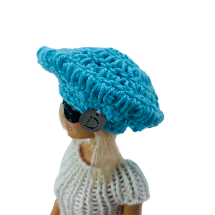 Beret for dolls - Made in France