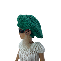 Beret for dolls - Made in France