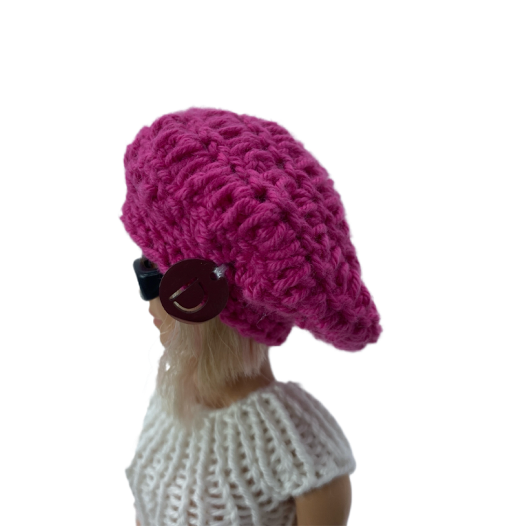 Beret for dolls - Made in France