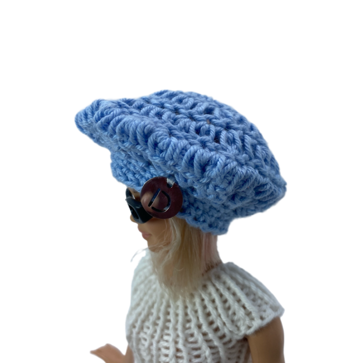 Beret for dolls - Made in France