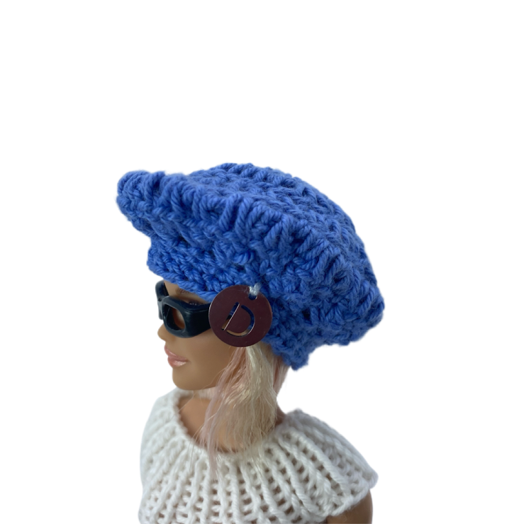 Beret for dolls - Made in France