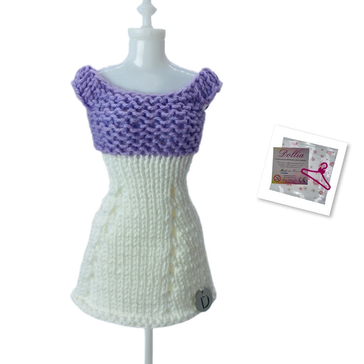 Elegant dress for dolls - Made in France