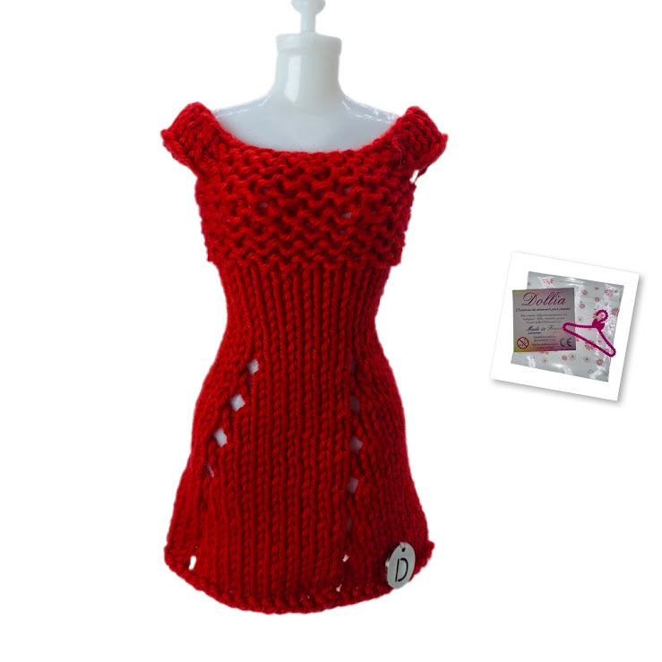 Elegant dress for dolls - Made in France