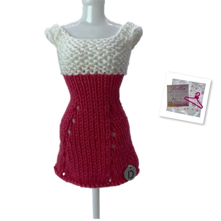 Elegant dress for dolls - Made in France