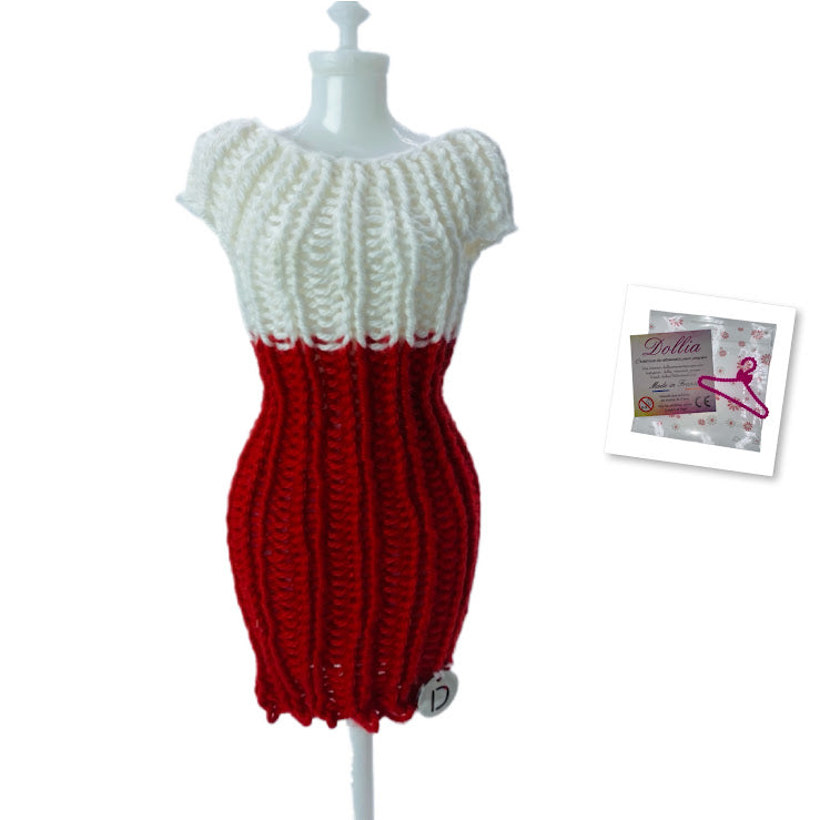 Classic dress for dolls - Made in France