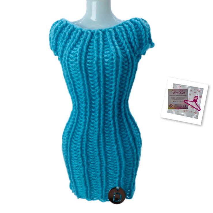 Classic dress for dolls - Made in France