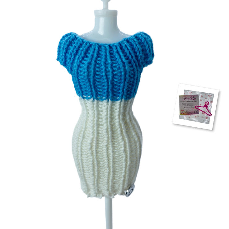 Classic dress for dolls - Made in France