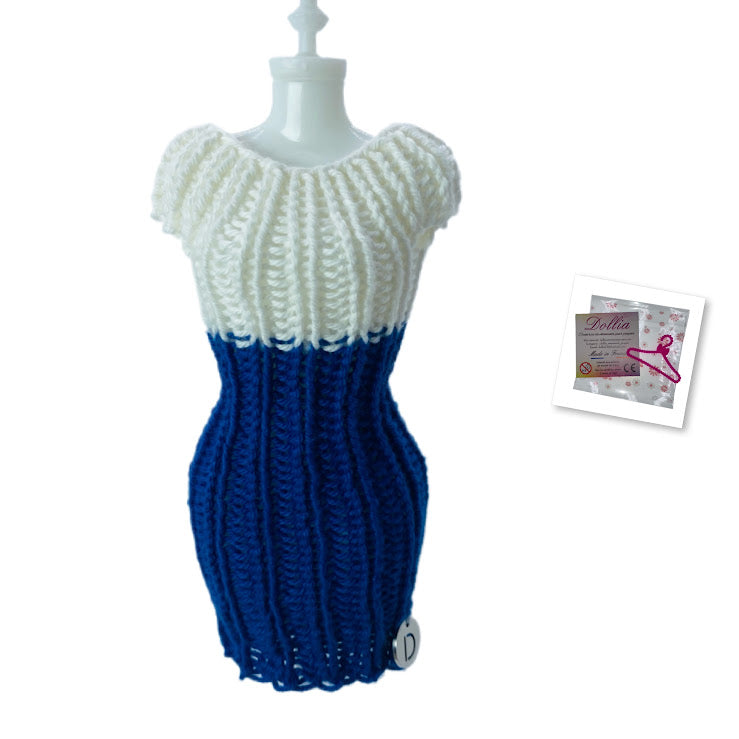 Classic dress for dolls - Made in France