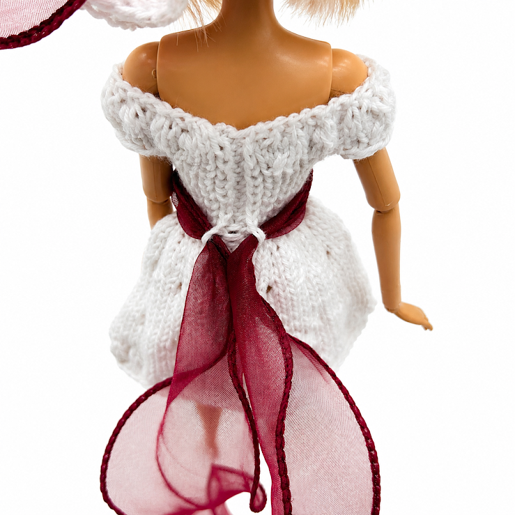 Robe de soirée pour poupée - Collection été - Edition limitée  (poupée n'est pas incluse)